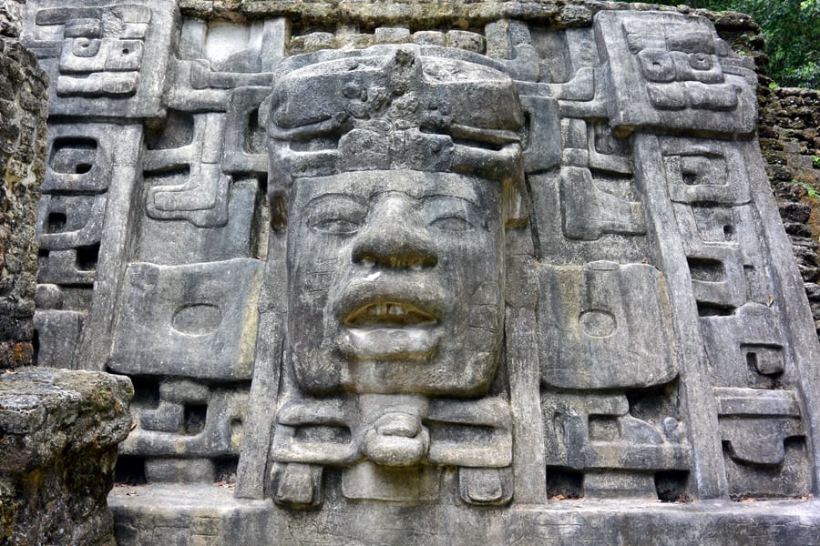 Lamanai Temple Masks