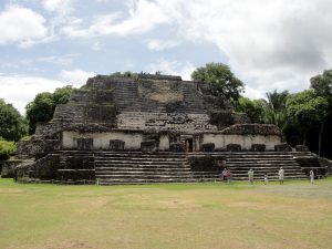 Maya temples at altun ha belize