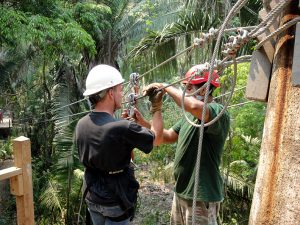 Belize zip line canopy excursion